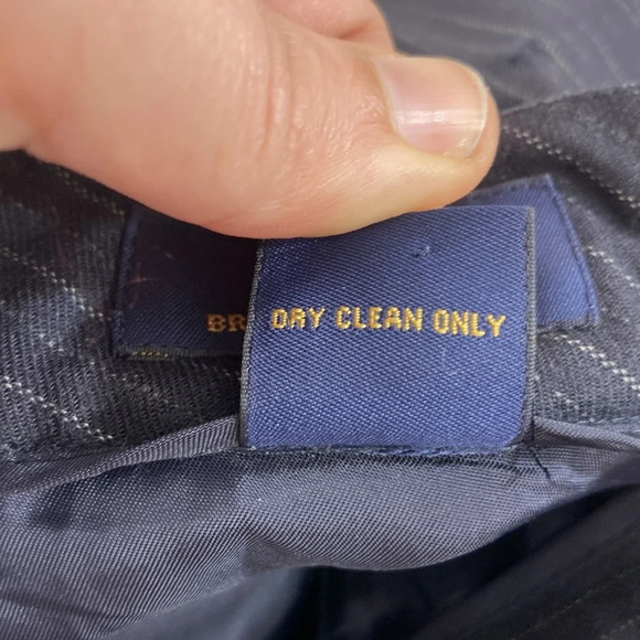 Brooks Brothers 346 Trouser Pants Women’s Size 8 Blue Stripes 100% Wool - Picture 14 of 14